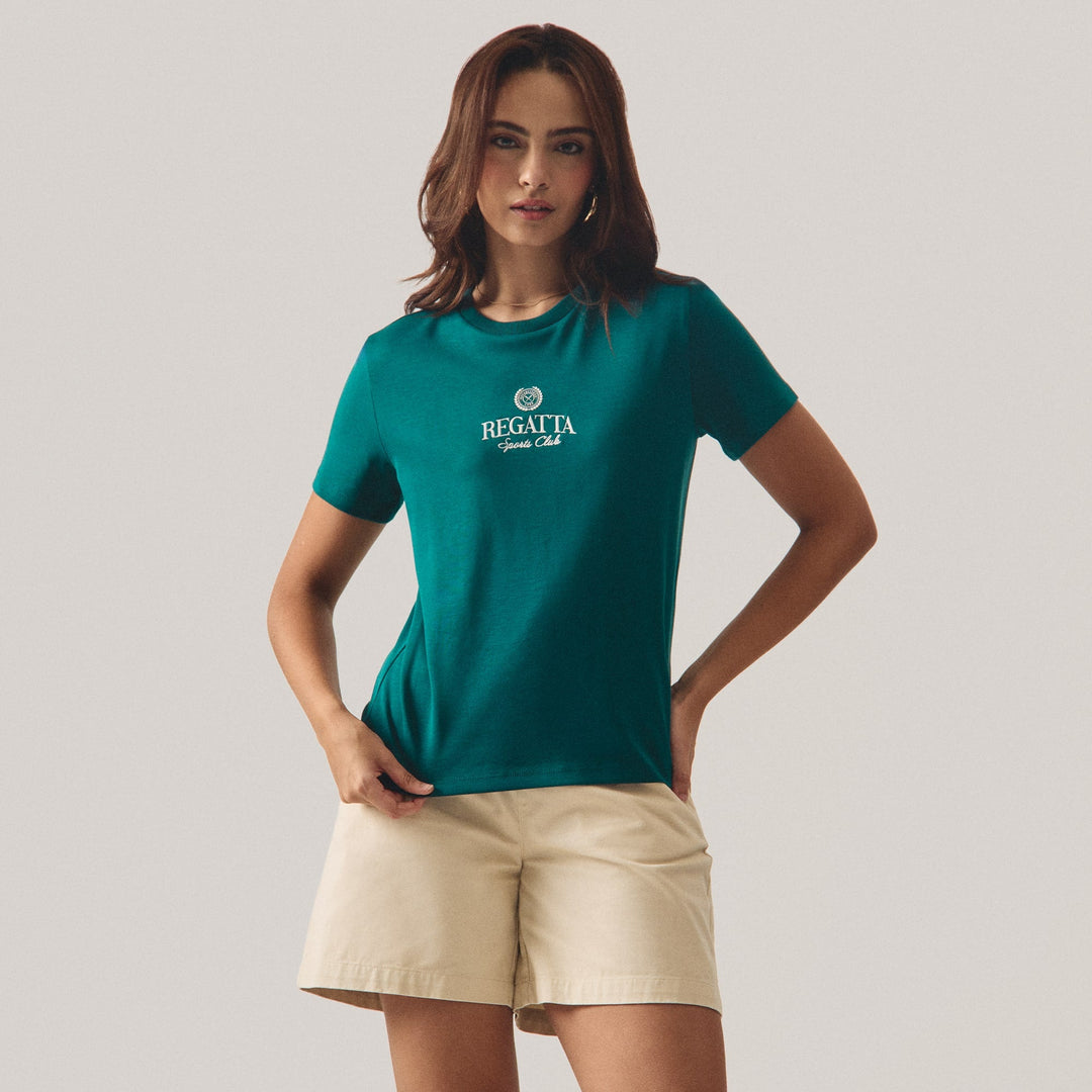 Embroidered Graphic T-Shirt